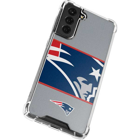 NFL New England Patriots Zone Block Galaxy S22 Clear Case