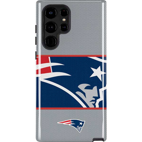 NFL New England Patriots Zone Block Galaxy S22 Ultra Pro Case