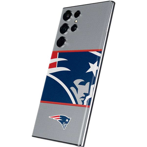 NFL New England Patriots Zone Block Galaxy S22 Ultra Skin