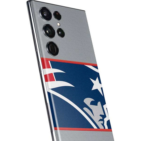 NFL New England Patriots Zone Block Galaxy S22 Ultra Skin