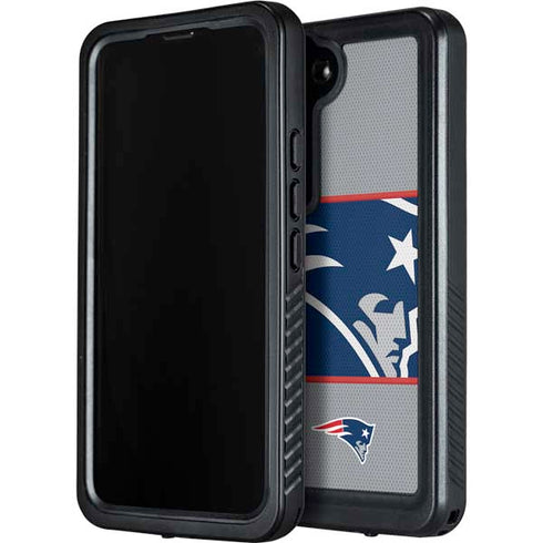 NFL New England Patriots Zone Block Galaxy S23 Waterproof Case