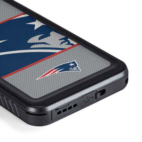 NFL New England Patriots Zone Block Galaxy S23 Waterproof Case