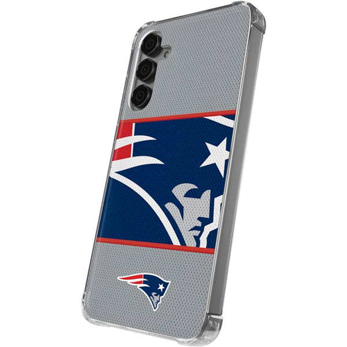 NFL New England Patriots Zone Block Galaxy S24 Plus Clear Case