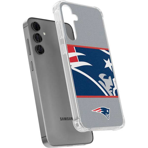 NFL New England Patriots Zone Block Galaxy S24 Plus Clear Case
