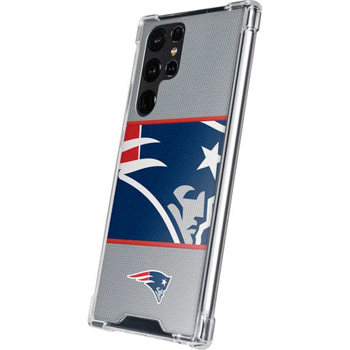 NFL New England Patriots Zone Block Galaxy S24 Ultra Clear Case