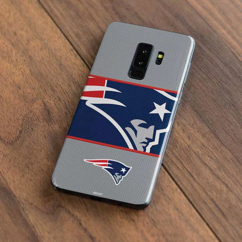NFL New England Patriots Zone Block Galaxy S9 Plus Skin