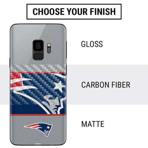 NFL New England Patriots Zone Block Galaxy S9 Skin