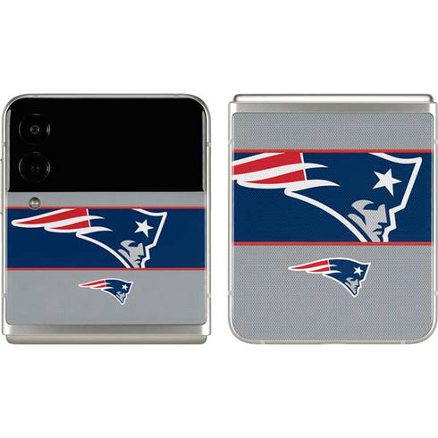 NFL New England Patriots Zone Block Galaxy Z Flip3 5G Skin