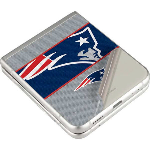 NFL New England Patriots Zone Block Galaxy Z Flip3 5G Skin
