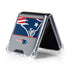 NFL New England Patriots Zone Block Galaxy Z Flip5 5G Clear Case