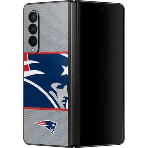 NFL New England Patriots Zone Block Galaxy Z Fold3 5G Skin