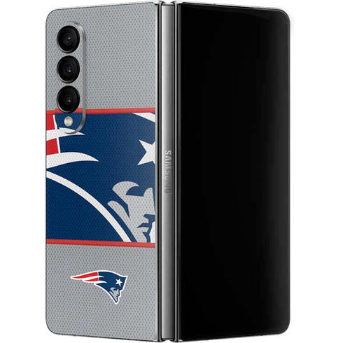 NFL New England Patriots Zone Block Galaxy Z Fold4 5G Skin