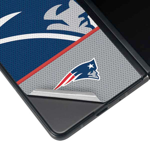 NFL New England Patriots Zone Block Galaxy Z Fold4 5G Skin