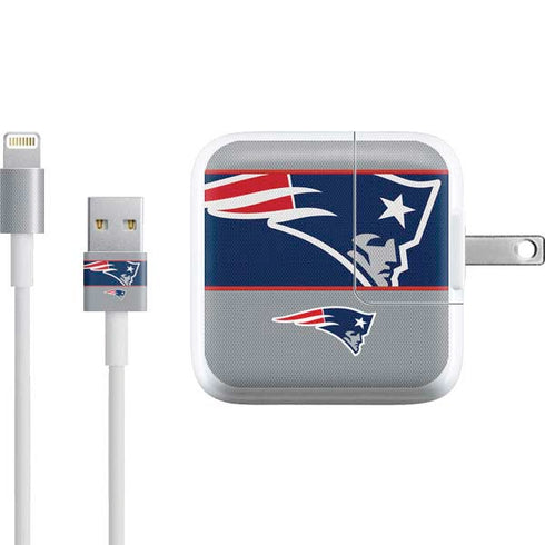 NFL New England Patriots Zone Block iPad Charger (10W USB) Skin