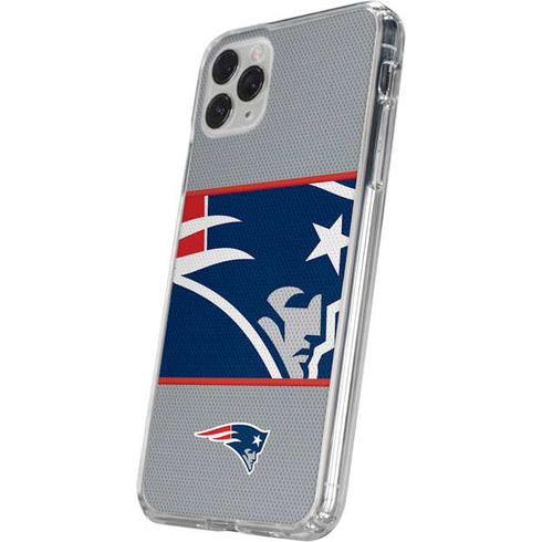 NFL New England Patriots Zone Block iPhone 11 Pro Clear Case