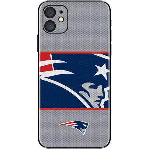 NFL New England Patriots Zone Block iPhone 11 Skin