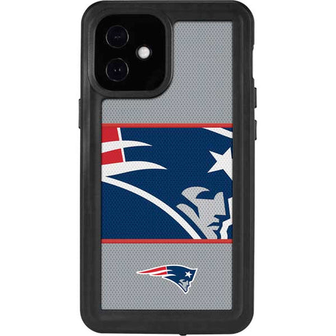 NFL New England Patriots Zone Block iPhone 12 Mini Waterproof Case