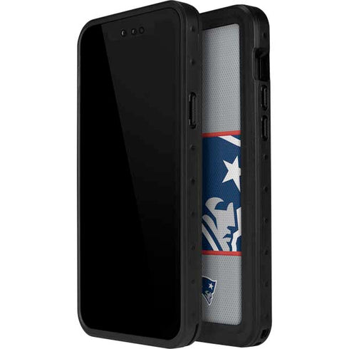 NFL New England Patriots Zone Block iPhone 12 Mini Waterproof Case