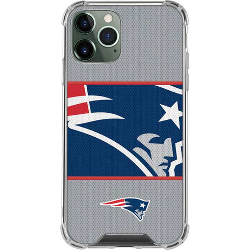 NFL New England Patriots Zone Block iPhone 12 Pro Clear Case