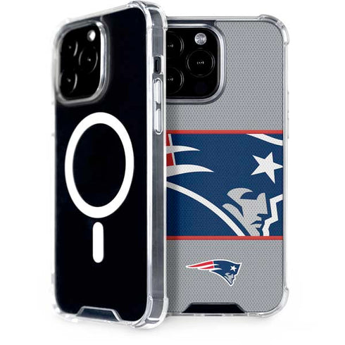 NFL New England Patriots Zone Block iPhone 13 Pro Max MagSafe Case