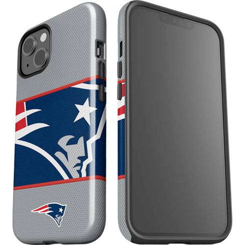 NFL New England Patriots Zone Block iPhone 14 Plus Impact Case