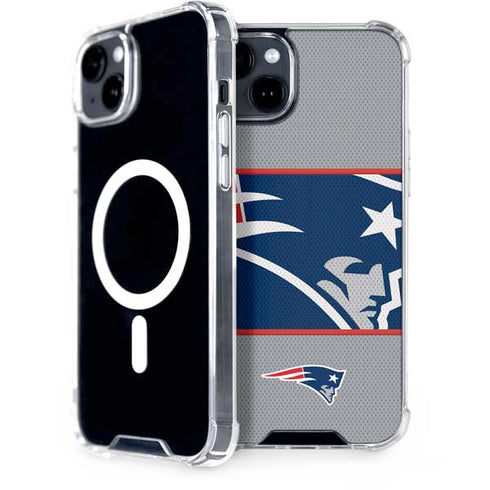 NFL New England Patriots Zone Block iPhone 15 MagSafe Case