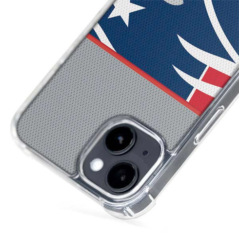 NFL New England Patriots Zone Block iPhone 15 Plus MagSafe Case