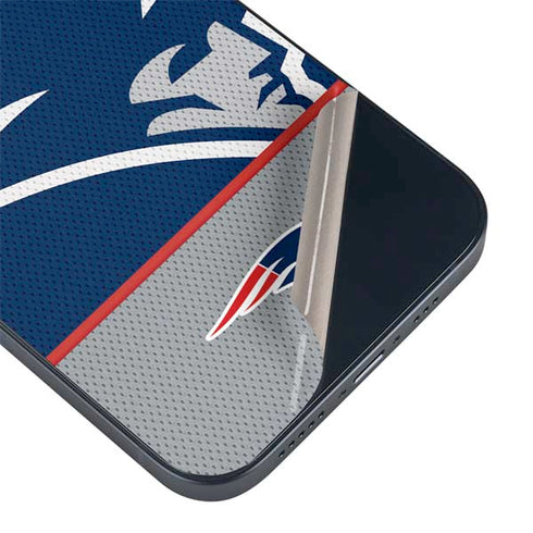 NFL New England Patriots Zone Block iPhone 14 Plus Skin