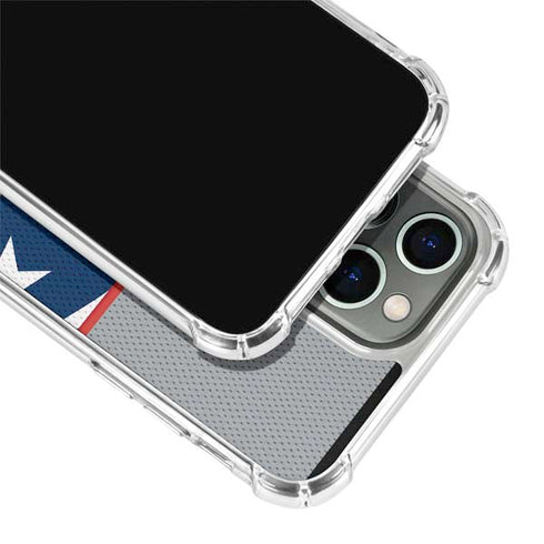 NFL New England Patriots Zone Block iPhone 14 Pro Clear Case