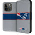 NFL New England Patriots Zone Block iPhone 14 Pro Folio Case