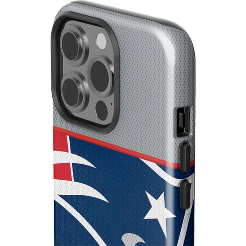 NFL New England Patriots Zone Block iPhone 15 Pro Impact Case