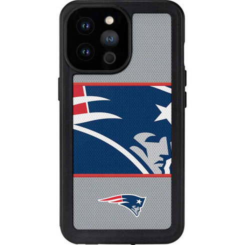 NFL New England Patriots Zone Block iPhone 14 Pro Max Waterproof Case