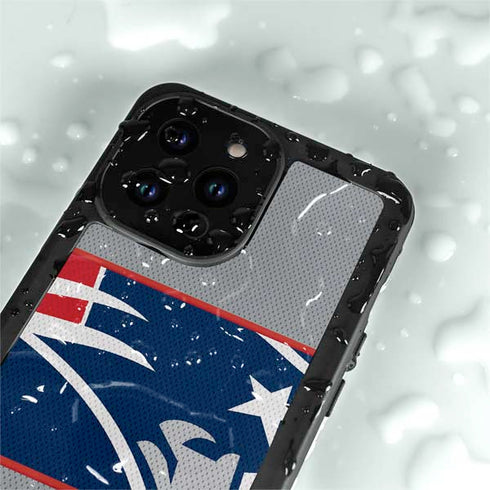 NFL New England Patriots Zone Block iPhone 14 Pro Max Waterproof Case