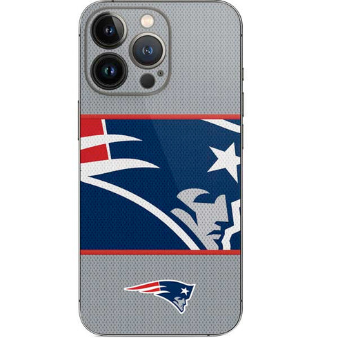 NFL New England Patriots Zone Block iPhone 14 Pro Skin