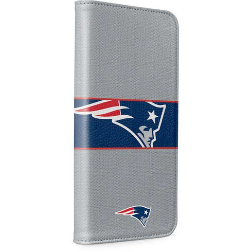 NFL New England Patriots Zone Block iPhone 15 Plus Folio Case