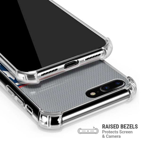 NFL New England Patriots Zone Block iPhone 7/8 Plus Clear Case