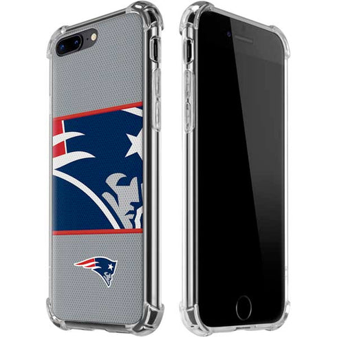 NFL New England Patriots Zone Block iPhone 7/8 Plus Clear Case