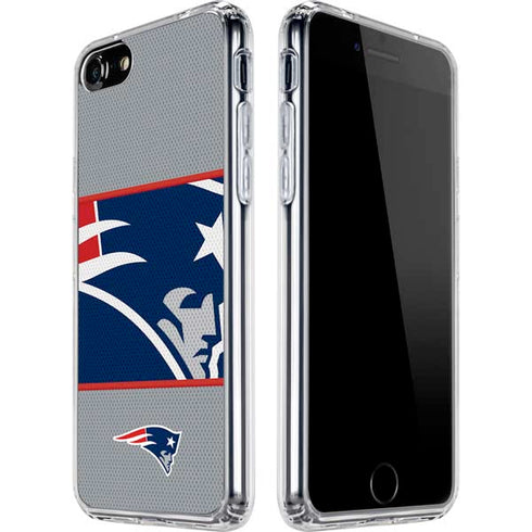 NFL New England Patriots Zone Block iPhone SE (2nd & 3rd Gen) Clear Case