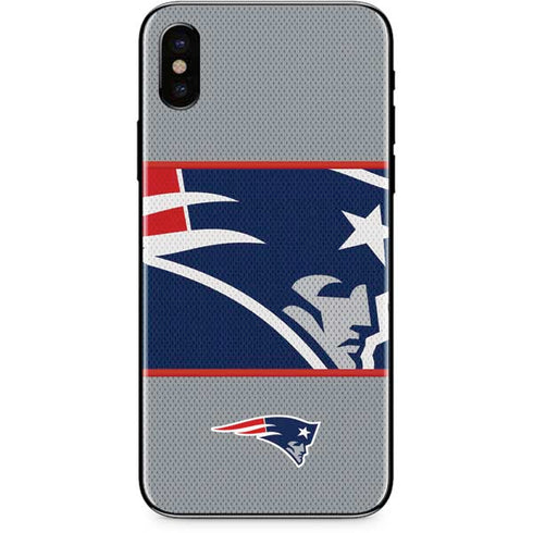 NFL New England Patriots Zone Block iPhone XS Skin
