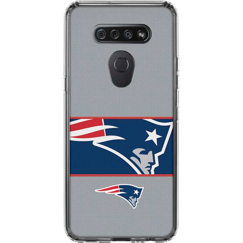 NFL New England Patriots Zone Block LG K51/Q51 Clear Case