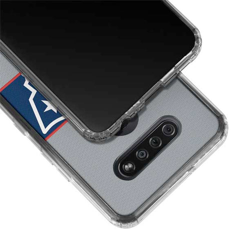 NFL New England Patriots Zone Block LG K51/Q51 Clear Case
