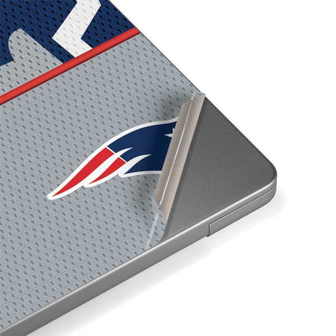 NFL New England Patriots Zone Block MacBook Pro 14in (2021-24) Skin