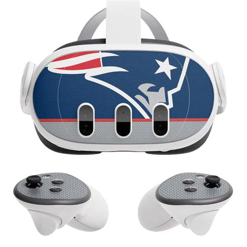 NFL New England Patriots Zone Block Meta Quest 3 Skin