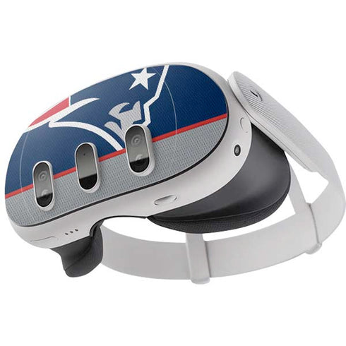 NFL New England Patriots Zone Block Meta Quest 3 Skin