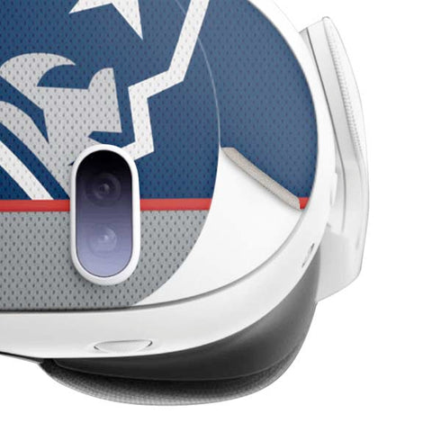 NFL New England Patriots Zone Block Meta Quest 3 Skin
