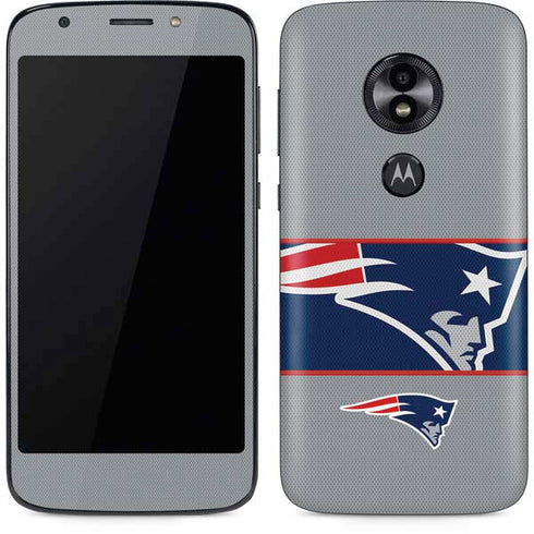 NFL New England Patriots Zone Block Moto E5 Play Skin