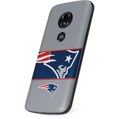 NFL New England Patriots Zone Block Moto E5 Play Skin