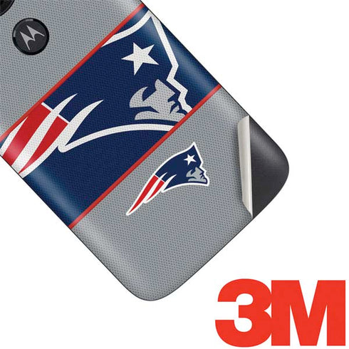 NFL New England Patriots Zone Block Moto E5 Play Skin