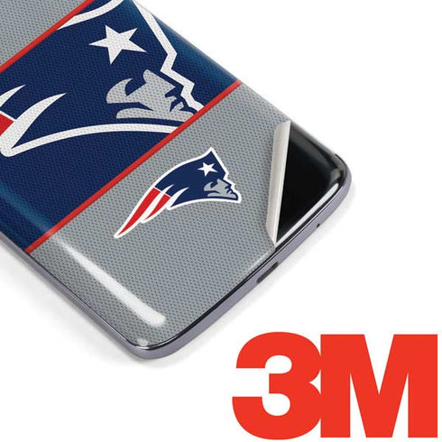 NFL New England Patriots Zone Block Moto E5 Plus Skin