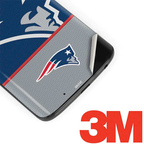 NFL New England Patriots Zone Block Moto G6 Skin